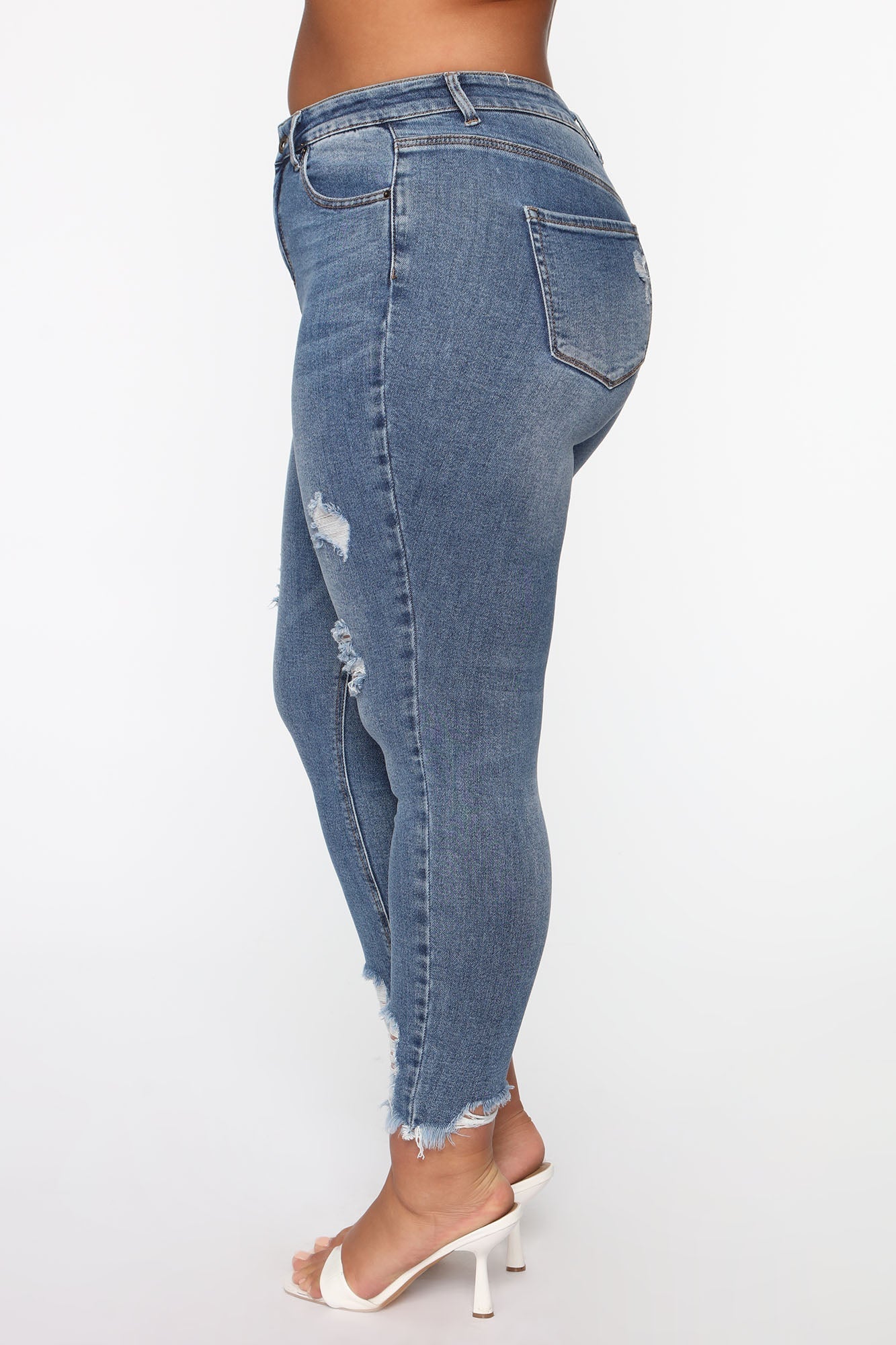 The Comeback High Rise Skinny Jeans - Light Blue Wash