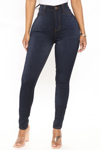 Tall Eva Super Soft Curvy Skinny Jean - Dark Denim