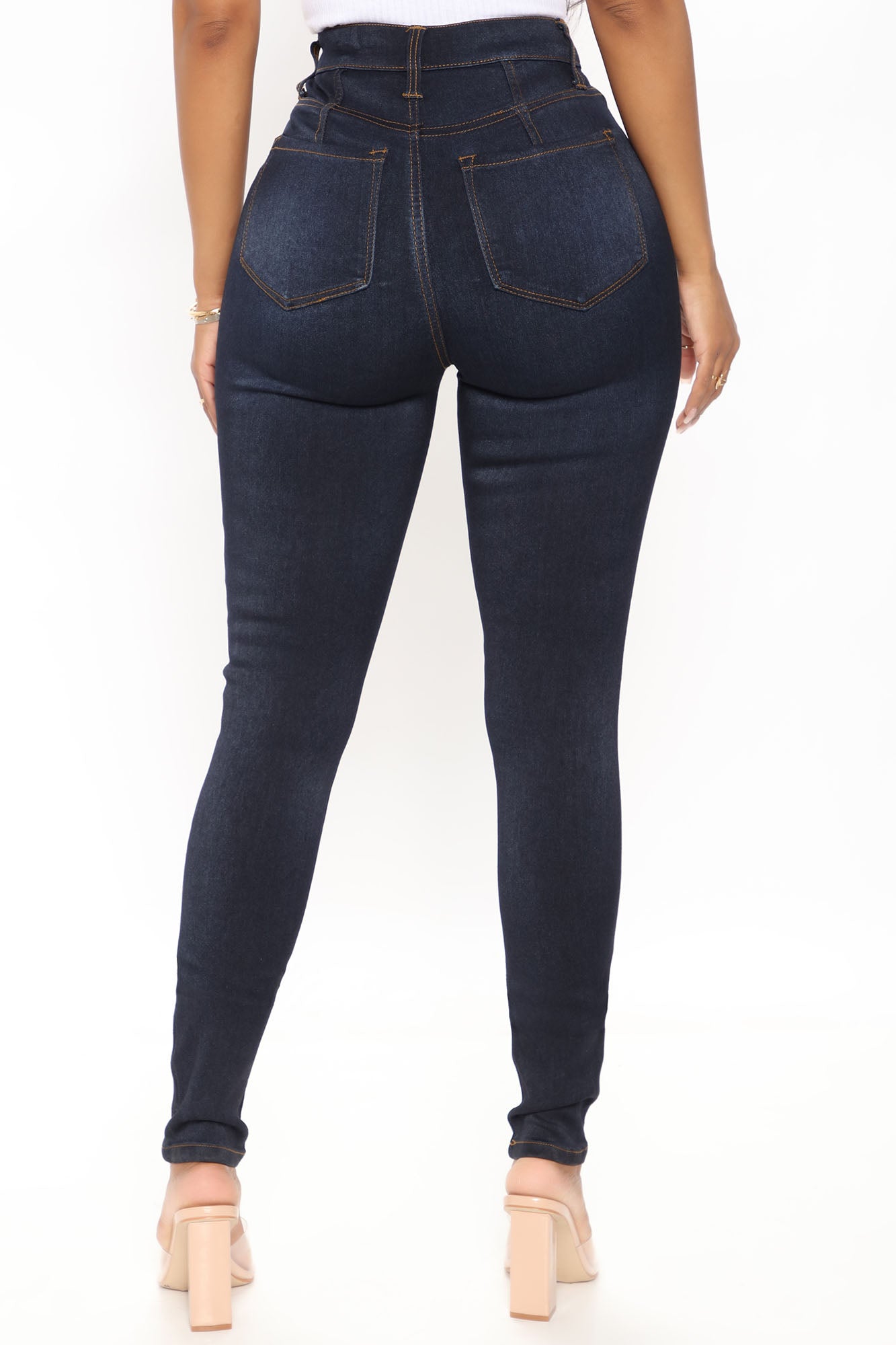 Tall Eva Super Soft Curvy Skinny Jean - Dark Denim