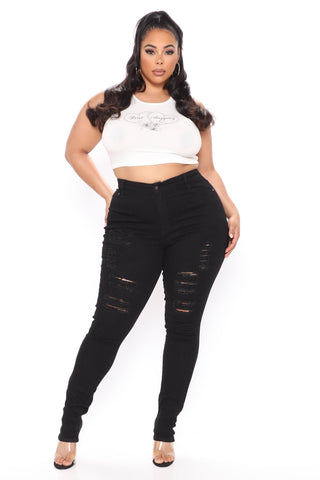 Tall Drive To The Ocean Jeans - Black