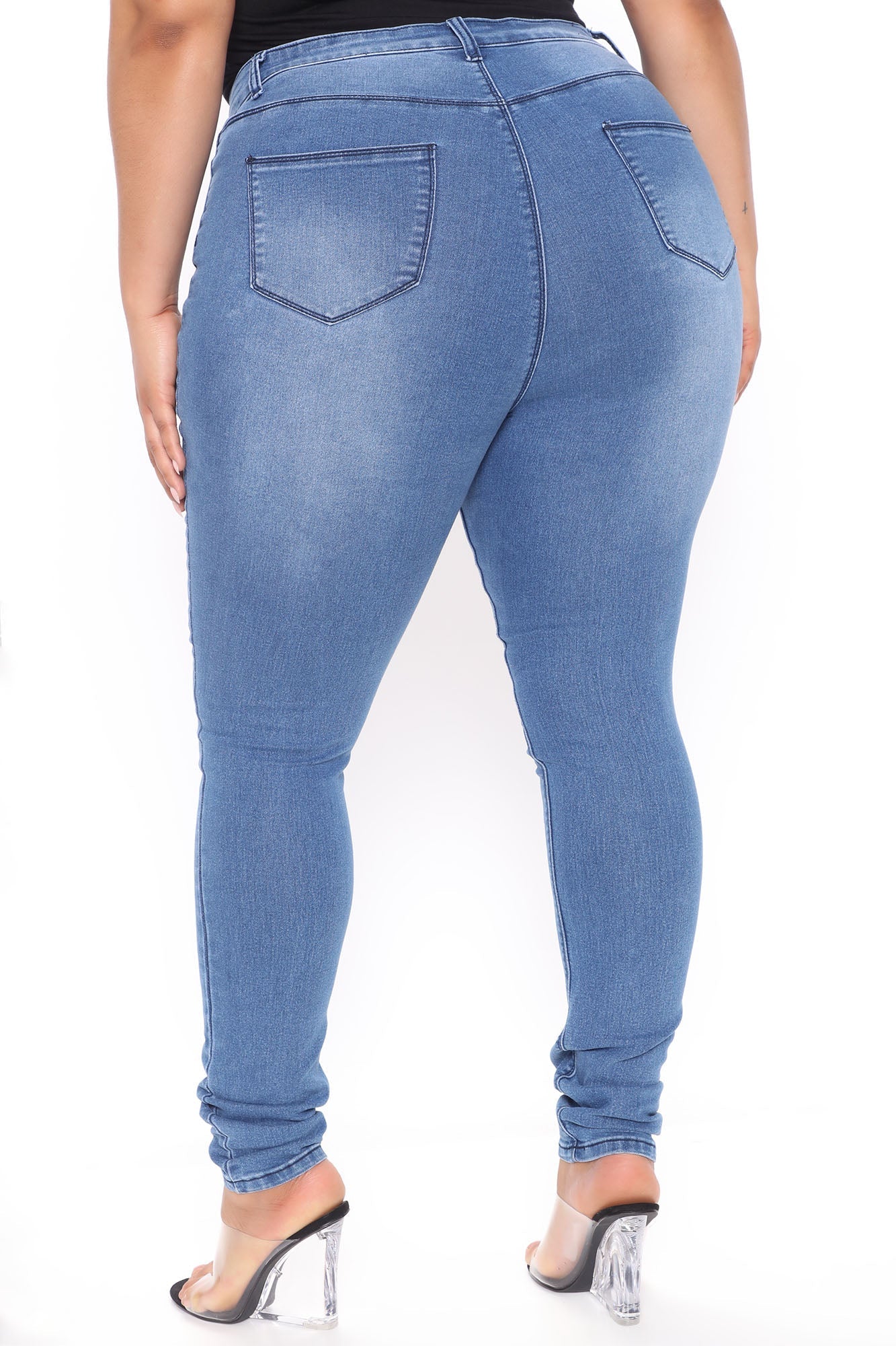 Tall On A Wave Jeans - Medium Blue Wash