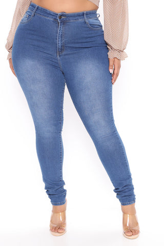 Tall Isabella High Waisted Skinny Jeans - Medium Blue Wash