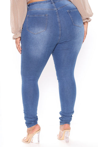 Tall Isabella High Waisted Skinny Jeans - Medium Blue Wash