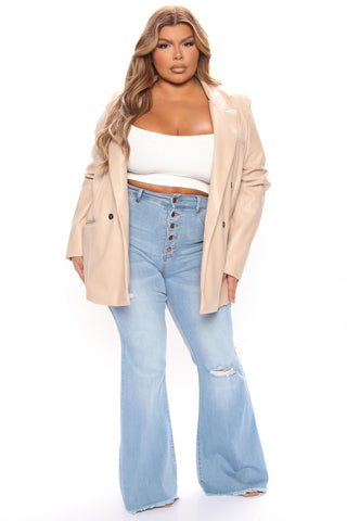 So Vain Flare Jeans - Light Blue Wash