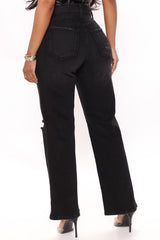 You Need To Relax Straight Leg Jeans - Black