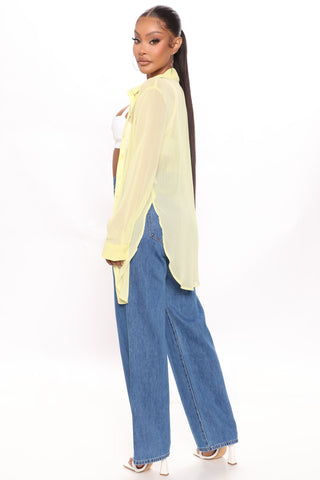 Take Life By The Hand Wide Leg Jeans - Medium Blue Wash