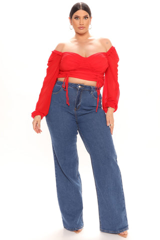 Tall Sweet Love Straight Leg Jeans - Medium Blue Wash