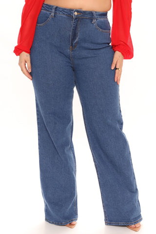 Tall Sweet Love Straight Leg Jeans - Medium Blue Wash