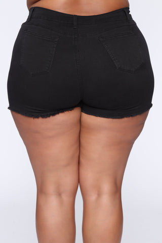 Sorry Mom Shorts - Schwarz