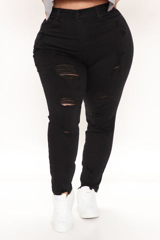 Zephyr High Rise Jeans - Black