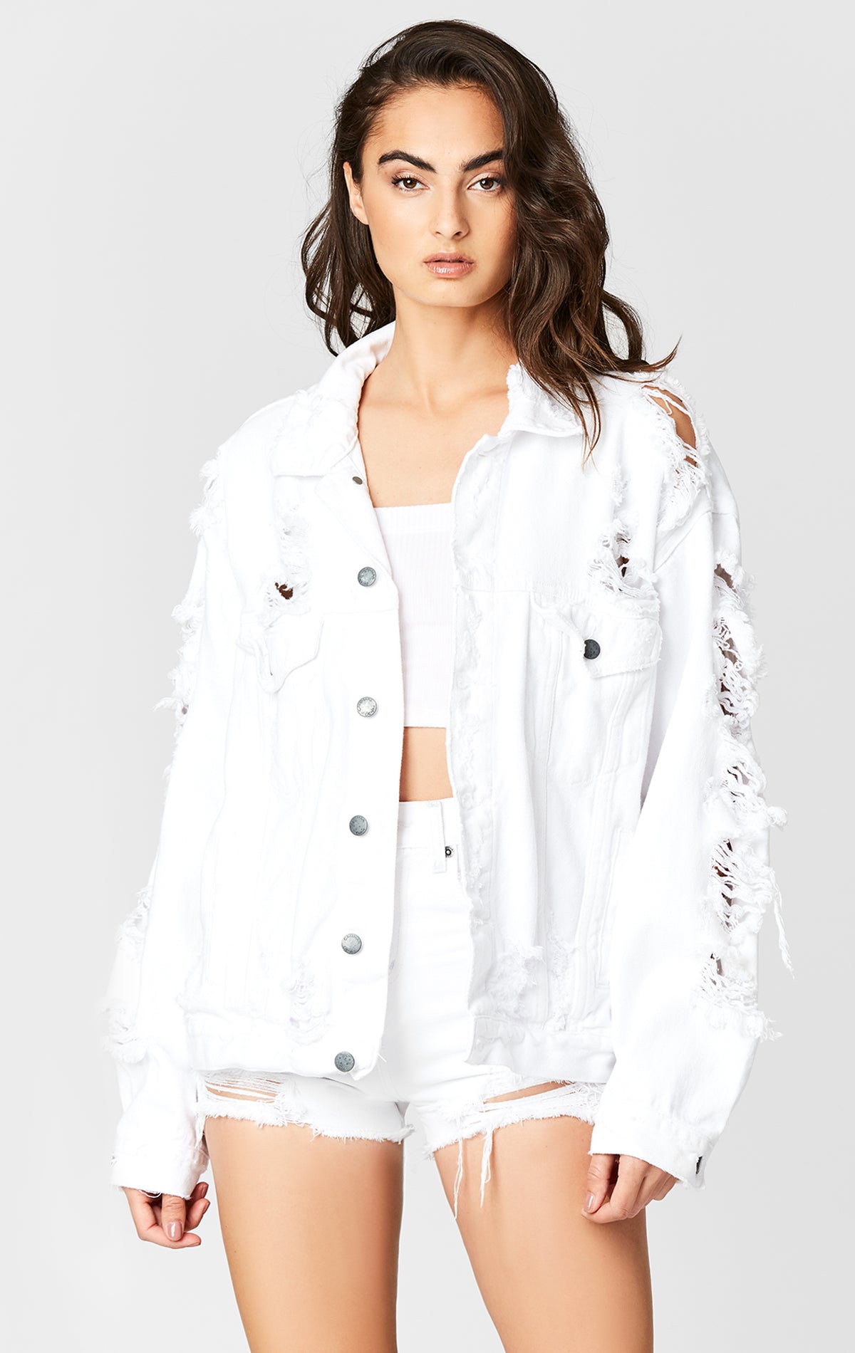 WHITE AUDREY DENIM JACKET