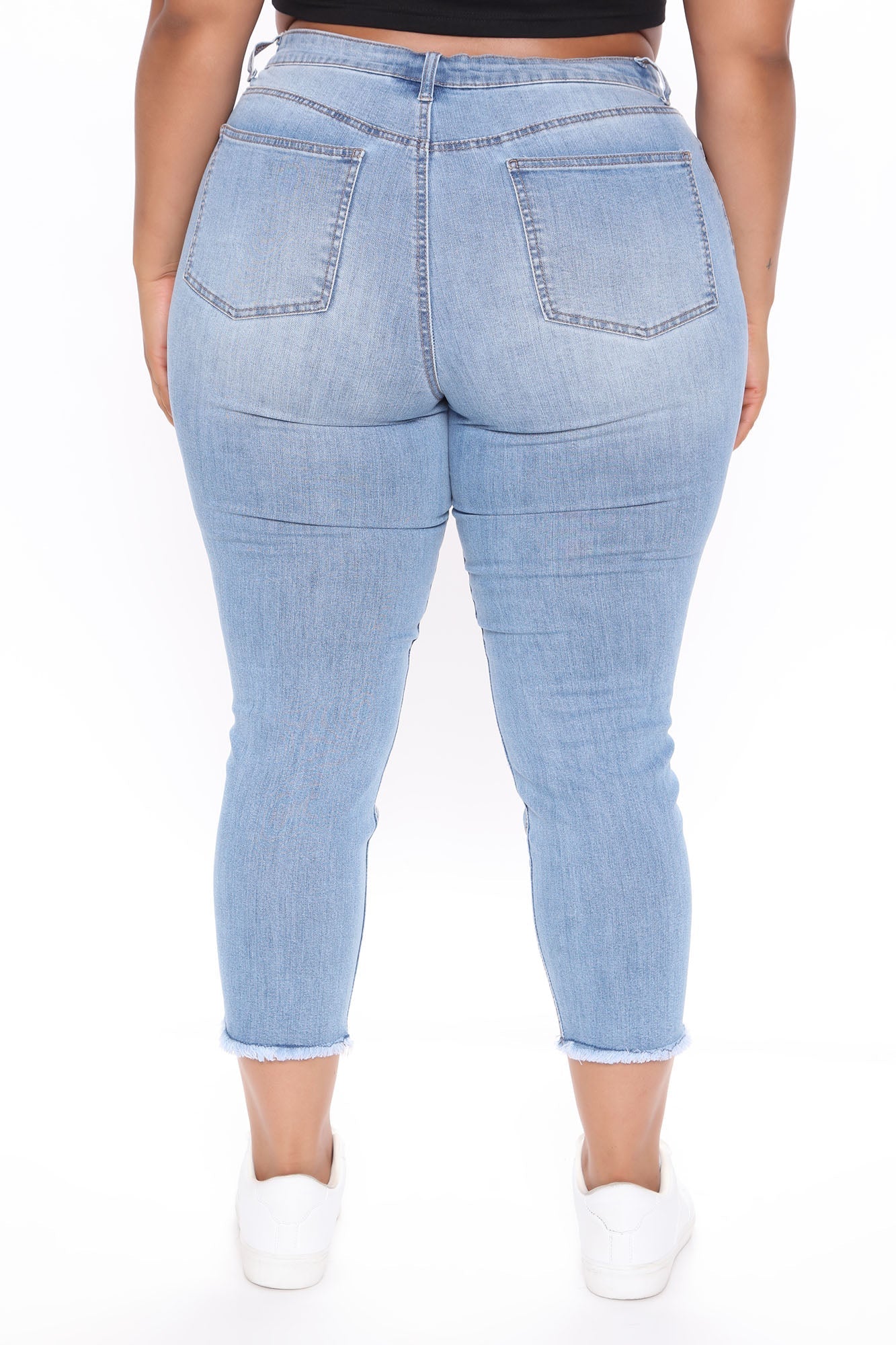 Stir It Up Ankle Jeans - Light Blue Wash