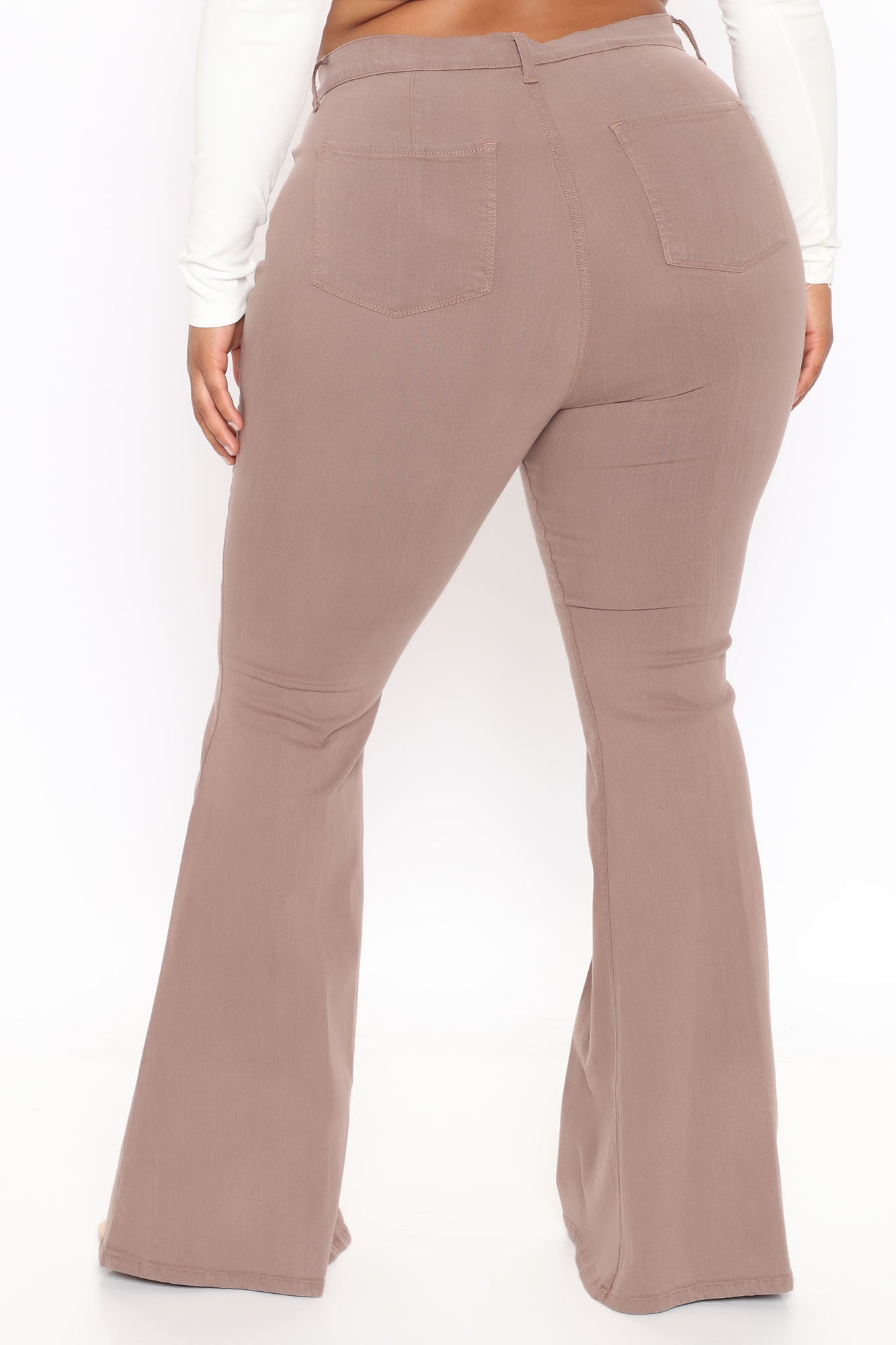 Tall Santorini Super Stretch Flare Jeans - Mocha