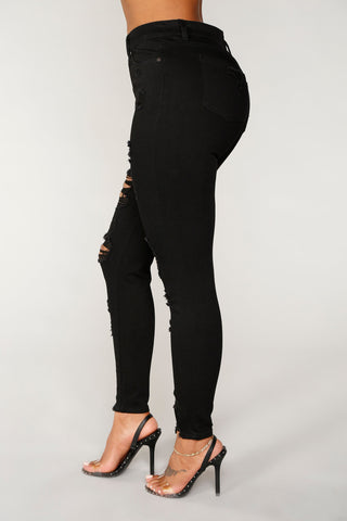 Zephyr High Rise Jeans - Black