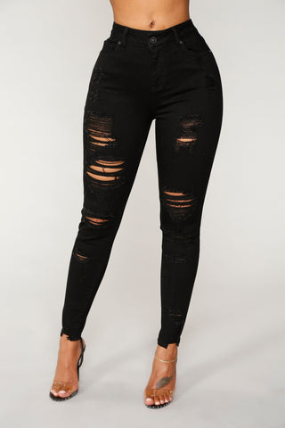 Zephyr High Rise Jeans - Black