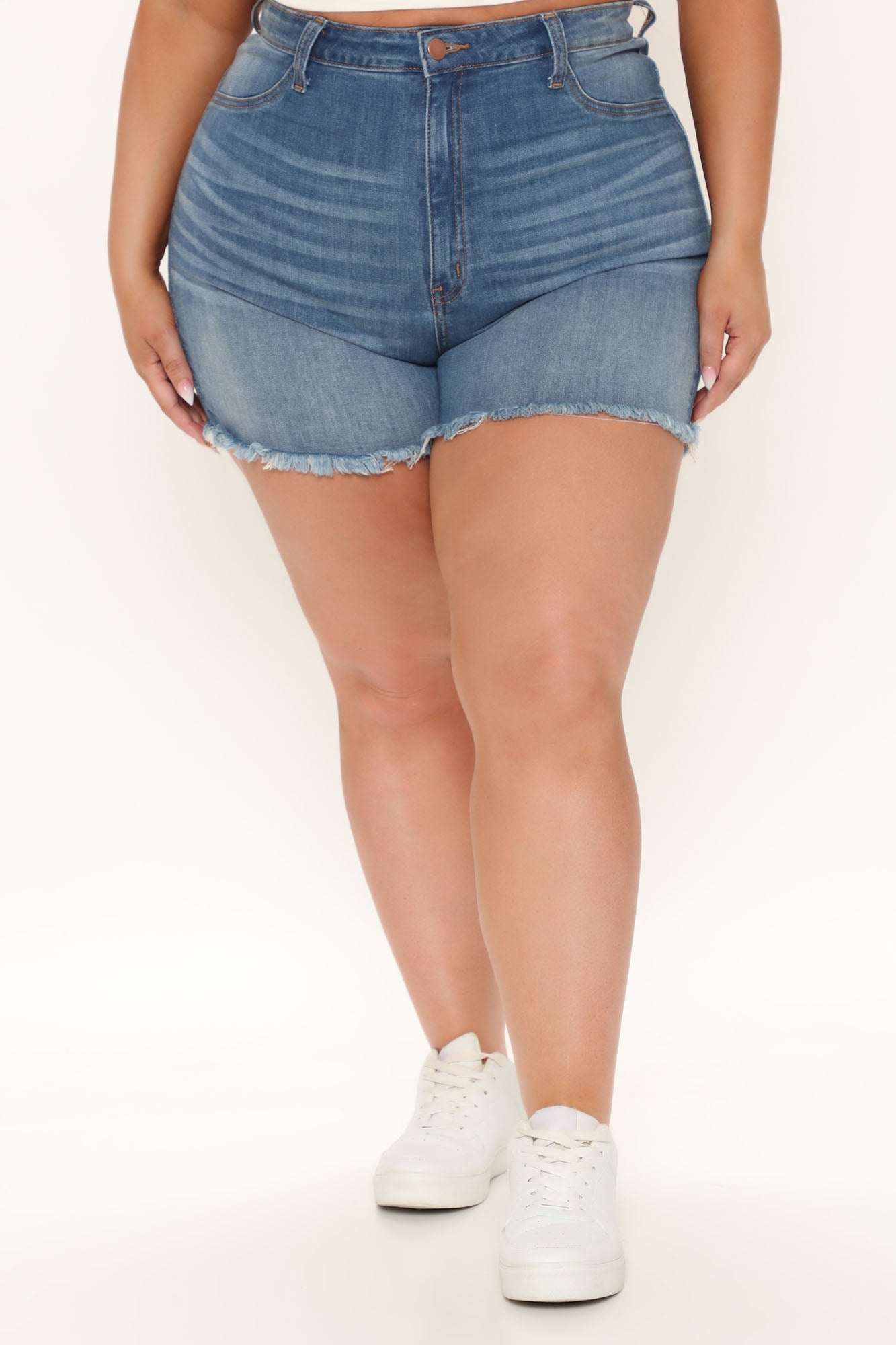 Summer Rain Denim Shorts - Medium Blue Wash