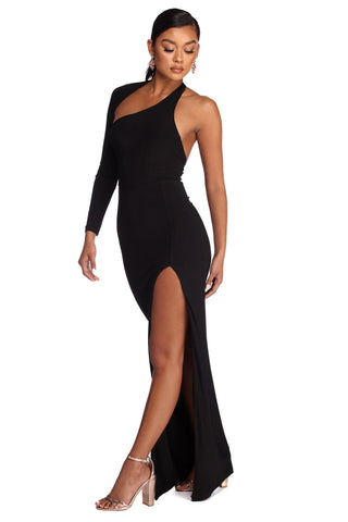 Robe de soirée asymétrique Sienna