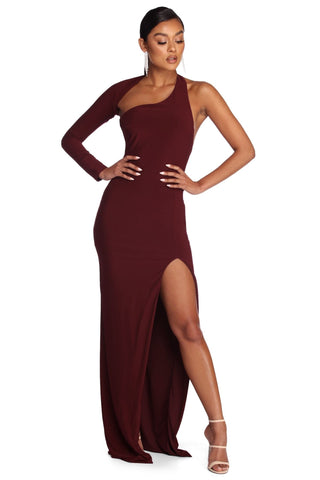 Robe de soirée asymétrique Sienna