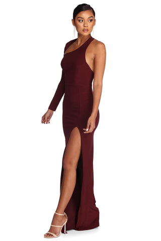 Robe de soirée asymétrique Sienna