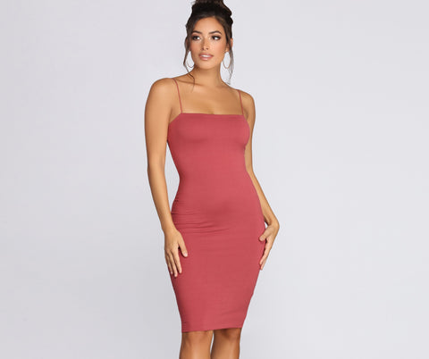 Simple And Stunning Midi Dress