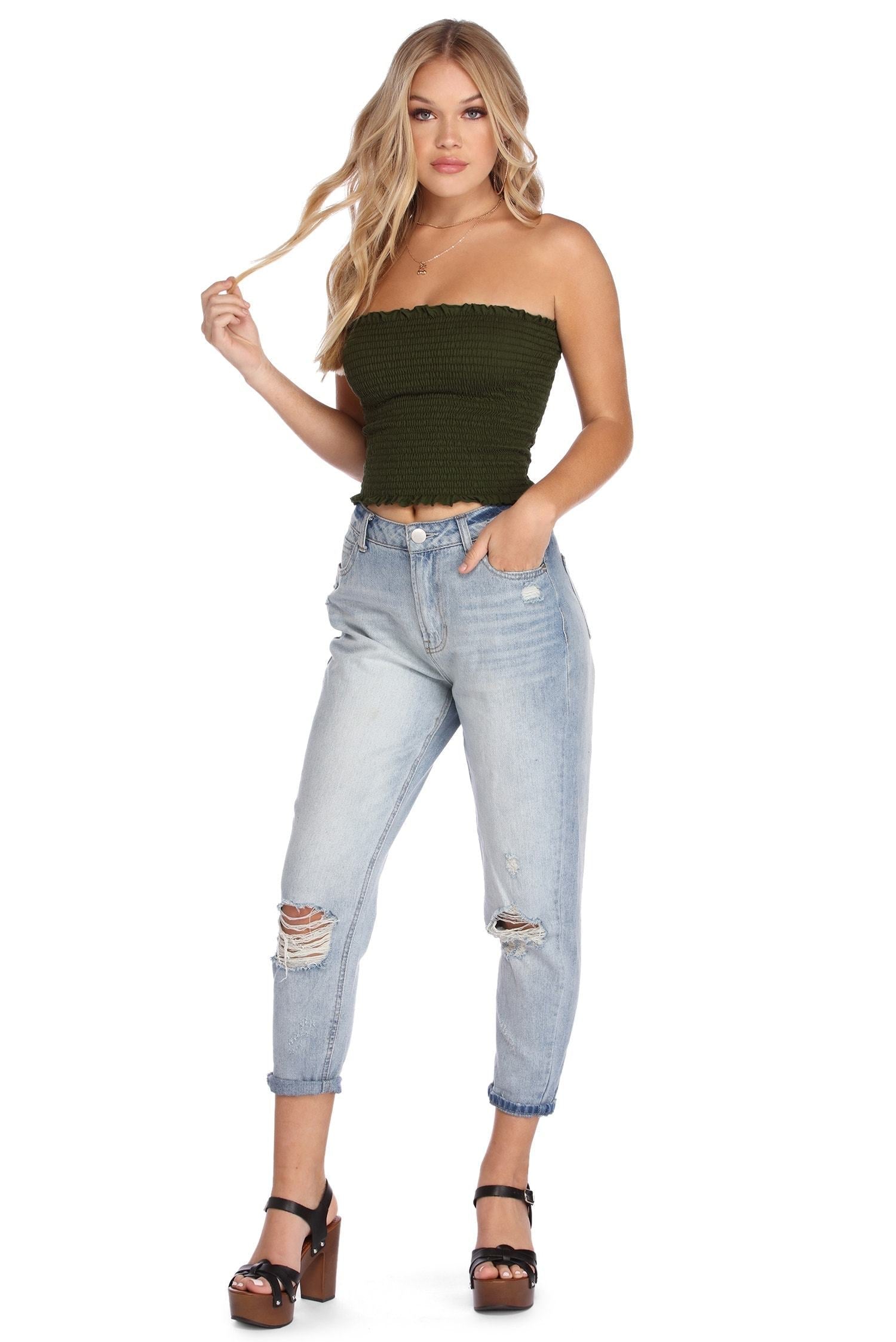 Smock It Up Tube Top