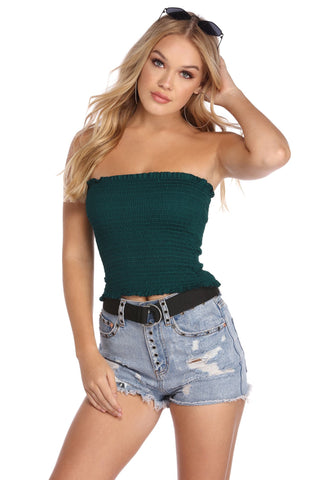 Smock It Up Tube Top