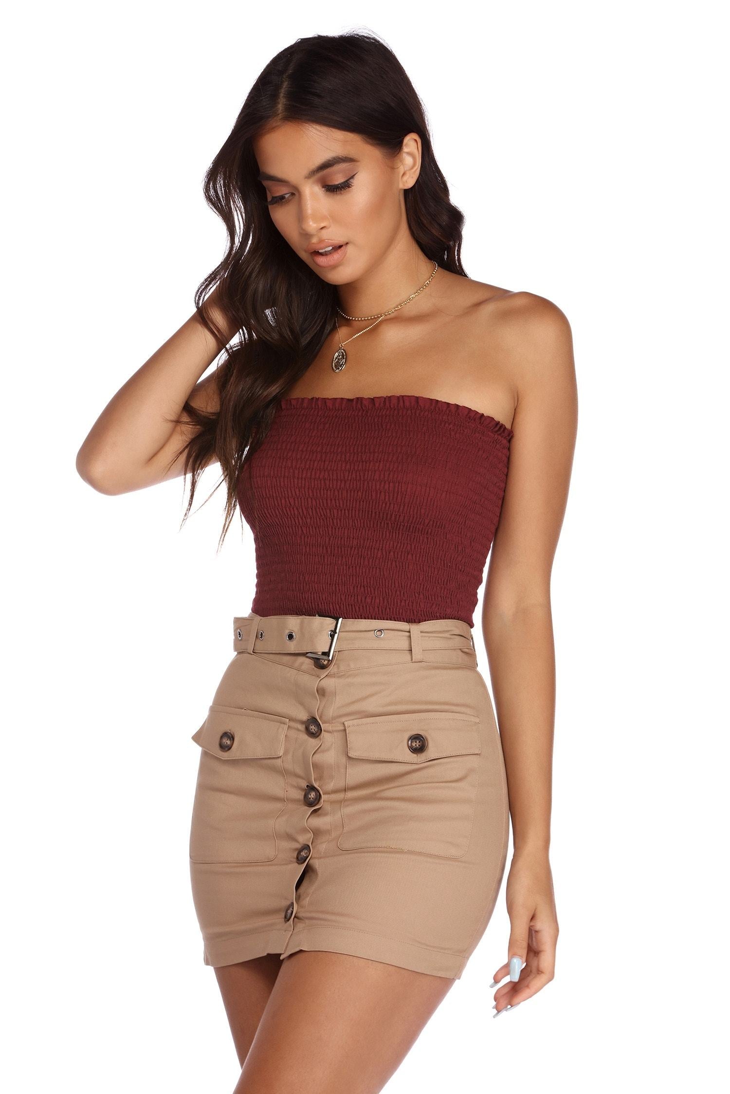 Smock It Up Tube Top