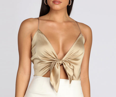 Eleganter Satin-Bodysuit