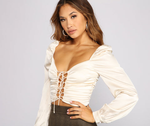 Sleek And Chic Vibes Crop Top