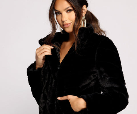 So Extra Faux Fur Jacket