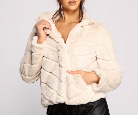 So Extra Faux Fur Jacket