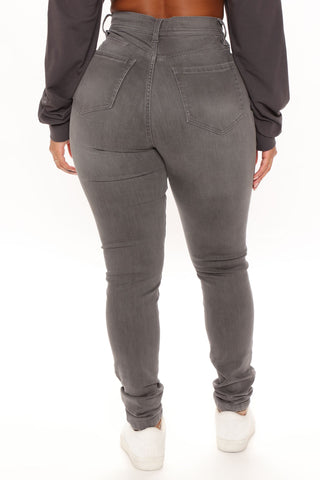Soho Stretch Skinny Jeans - Grey