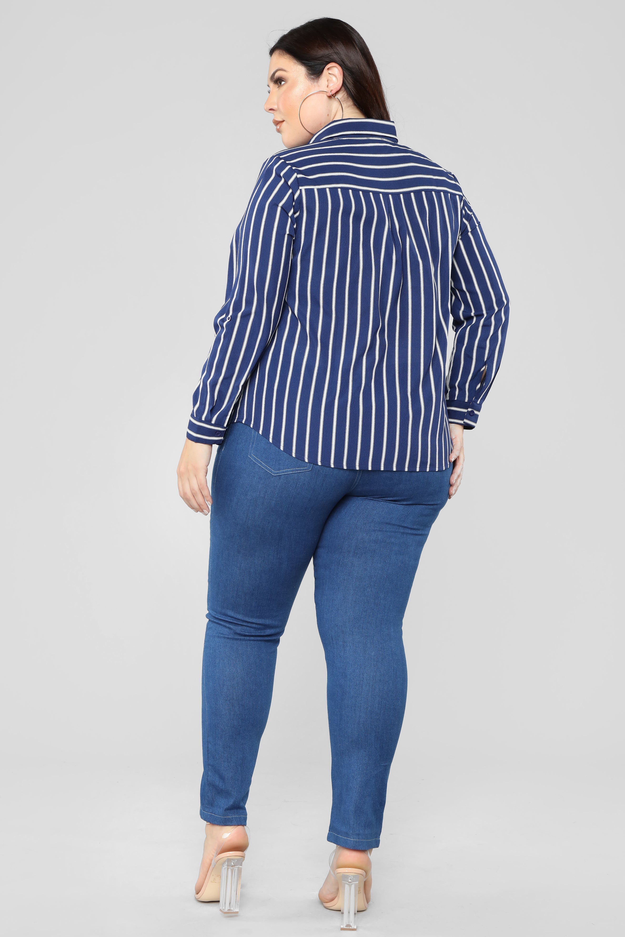 Too Confused Skinny Jeans - Medium Blue Wash