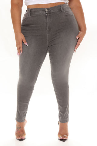 Soho Stretch Skinny Jeans - Grey
