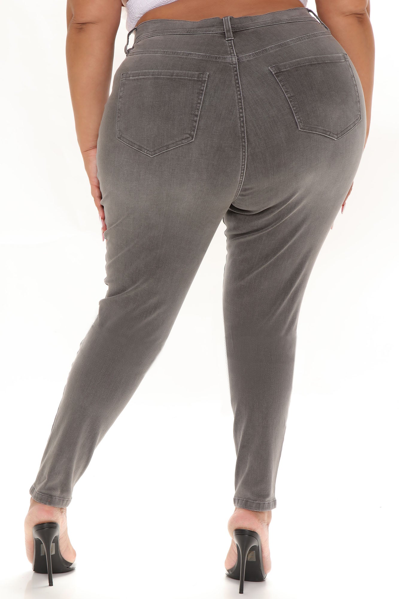 Soho Stretch Skinny Jeans - Grey