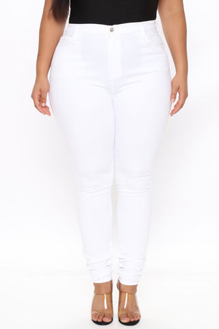 Tall Santorini Super Stretch Skinny Jeans - White