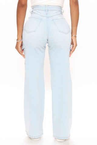 Workflow Stretch Skater Jeans - Light Blue Wash