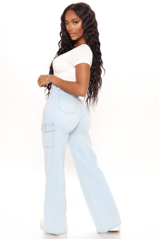 Workflow Stretch Skater Jeans - Light Blue Wash