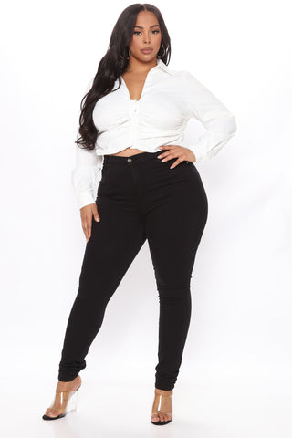 Tall Santorini Super Stretch Skinny Jeans - Black