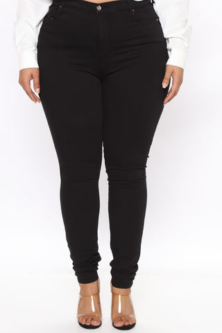 Tall Santorini Super Stretch Skinny Jeans - Black