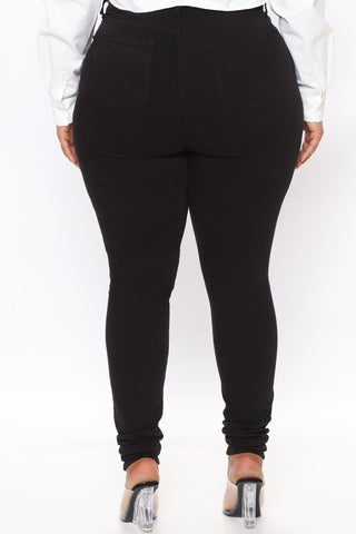 Tall Santorini Super Stretch Skinny Jeans - Black
