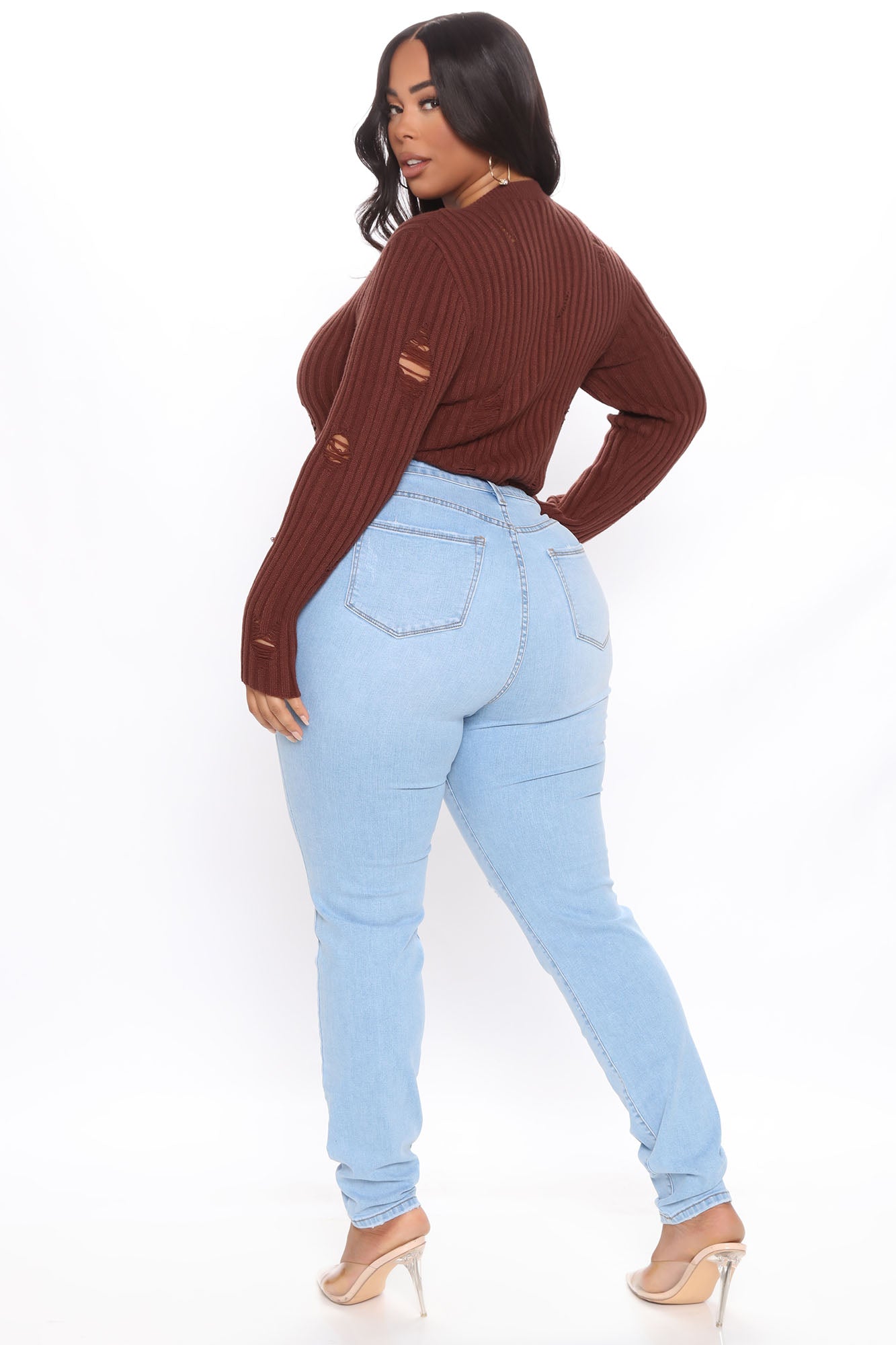 Tall Hannah High Rise Jeans - Light Blue Wash