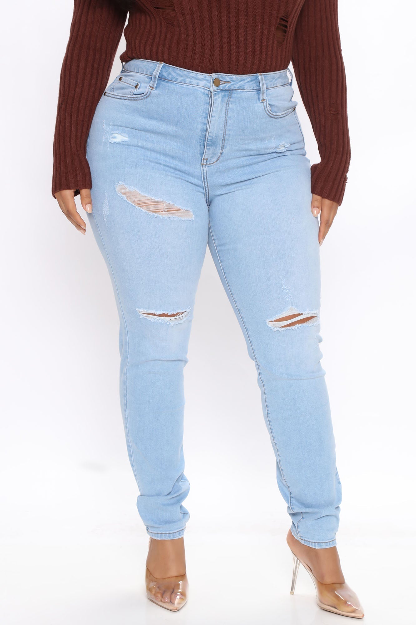 Tall Hannah High Rise Jeans - Light Blue Wash