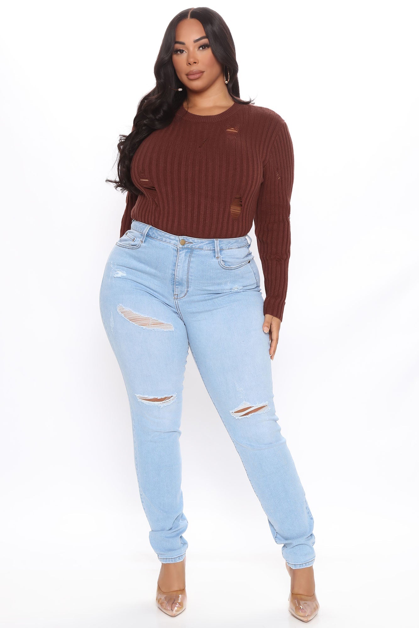 Tall Hannah High Rise Jeans - Light Blue Wash