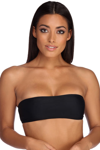 So Chic Bandeau Swim Top