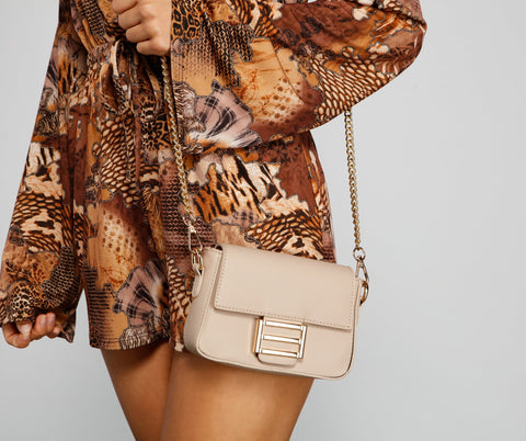 Smooth Talker Faux Leather Crossbody