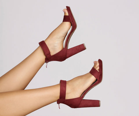 Strut In Style Block Heels