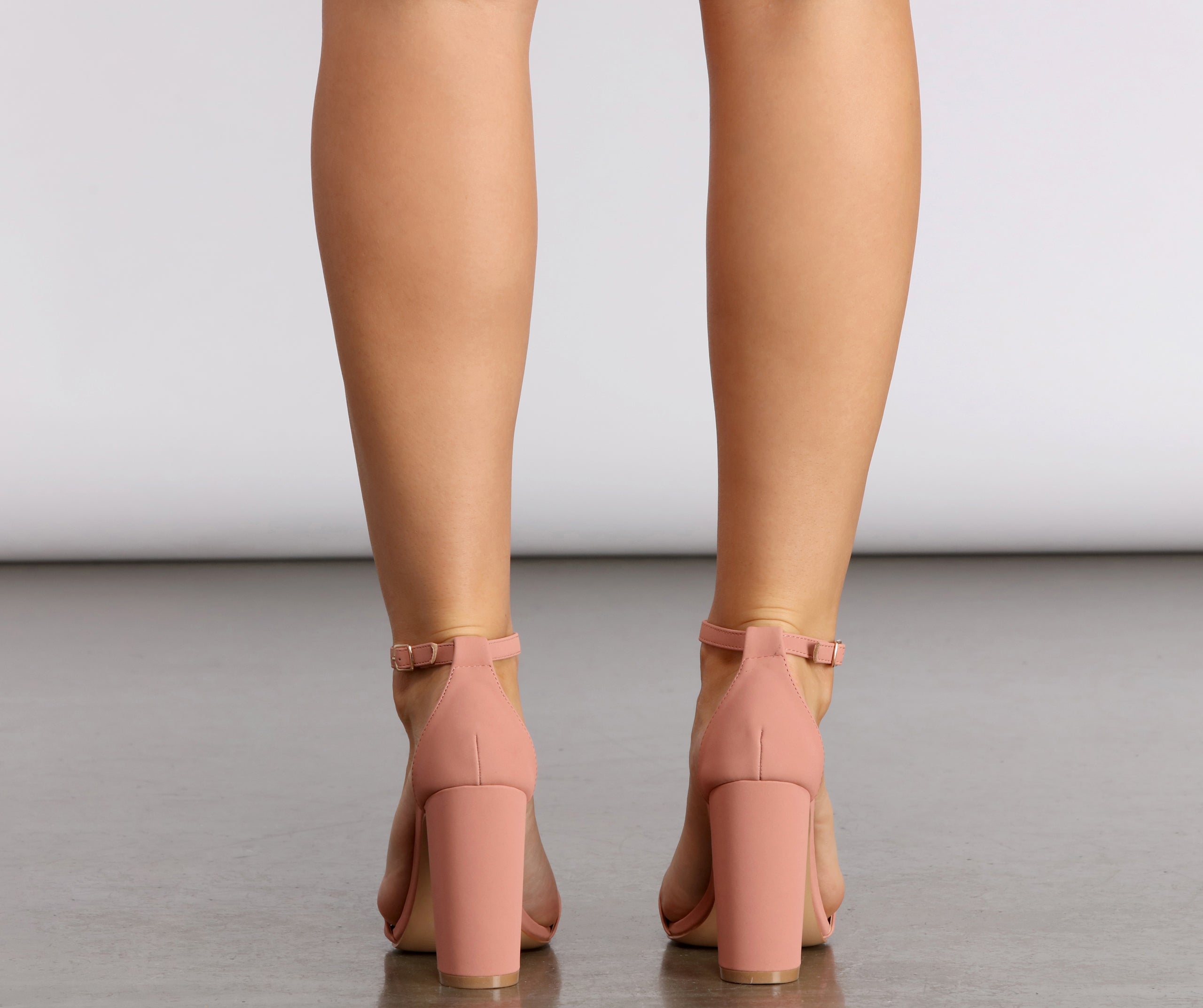 Summertime Fine Mauve Faux Nubuck Heels