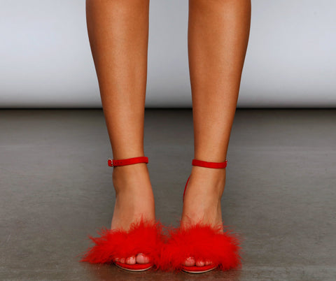 Talons compensés Glam It Up Marabou