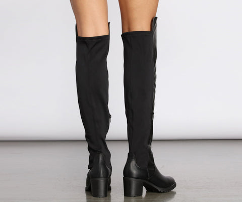 Can't Go 50/50 Over The Knee Boots